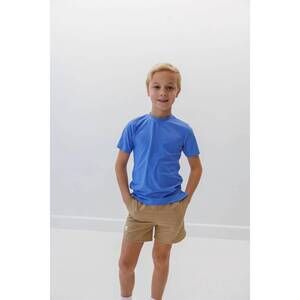 NEW COURTSIDE KIDS practice crewneck shirt in sky blue